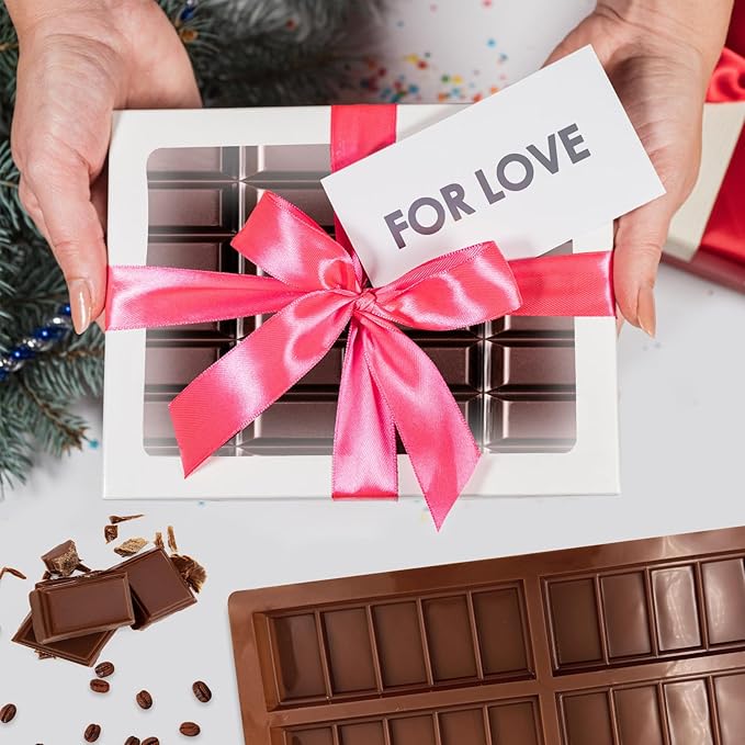 Chocolate Bar Mold Deep, Thick Silicone Dubai Chocolate Bar Molds