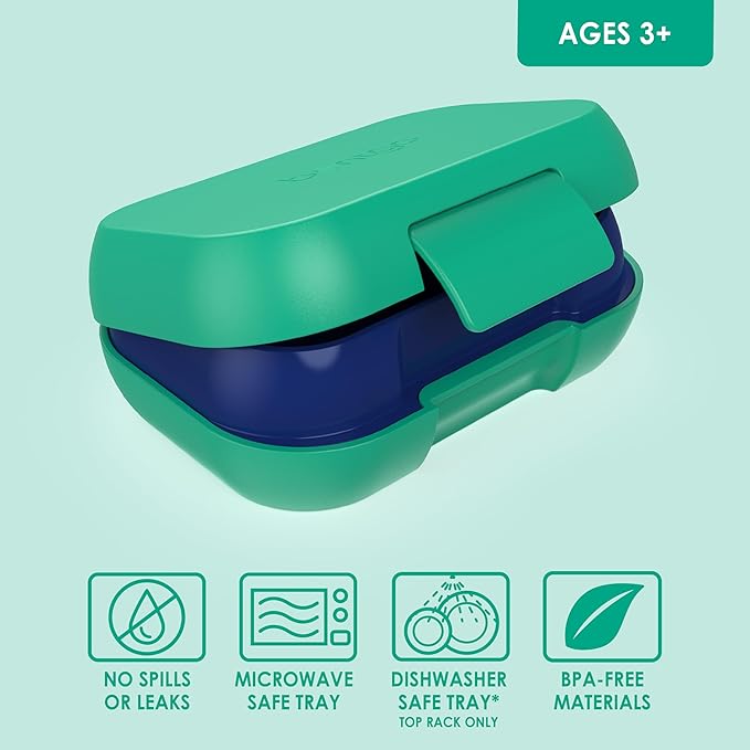 Bentgo Kids Snack Leak-Proof 2 Compartment Bento-Style Container