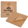 Zenlogy 10x10 Parchment Paper Squares, 200 Sheets, Unbleached, Pre-Cut
