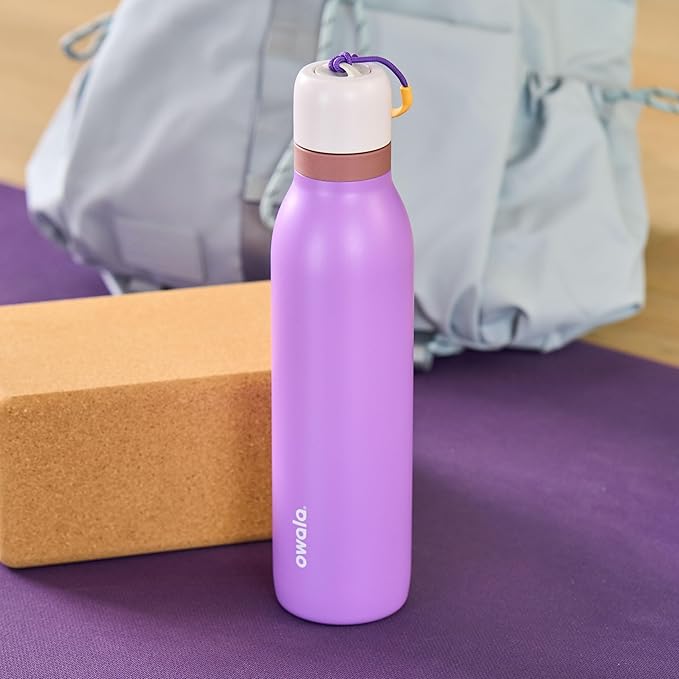 Owala FreeSip Twist Stainless Steel Water Bottle 24 oz California Grapevine