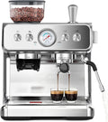 COWSAR 20 Bar Espresso Machine with Grinder & Milk Frother-Pro