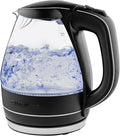 OVENTE 1.5L Glass Electric Kettle Water Boiler, Black KG83B