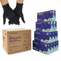 Dr.GreenPanda Black Nitrile Exam Gloves Small 1000pcs 3mil Food Safe