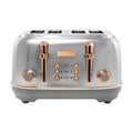 Haden Heritage 4 Slice Wide Slot Stainless Steel Toaster