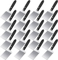 20 Pcs Small Pizza Spatula Bulk for Brownie Cookie Kitchen Serving,Black