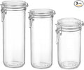 Bormioli Rocco Fido Cylinder Jar - Clear 46 Oz, Set of 3
