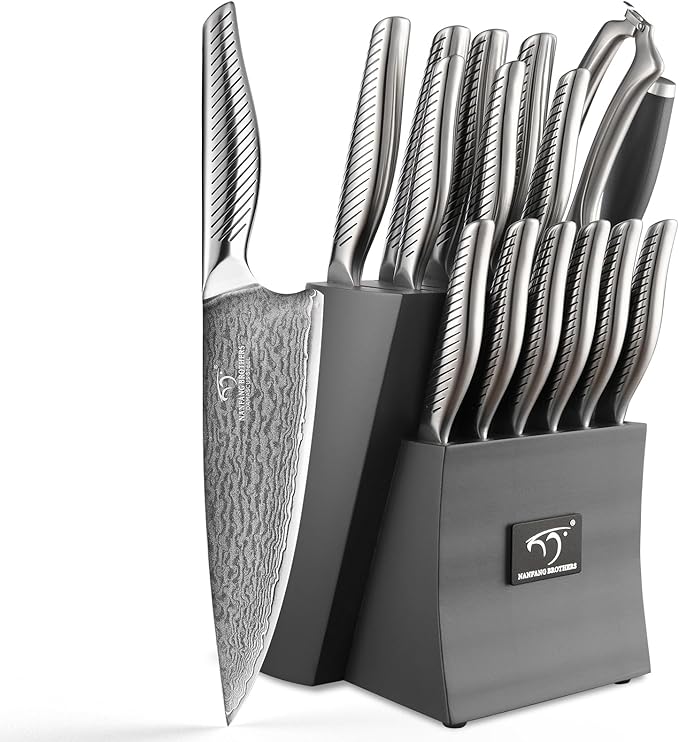 NANFANG BROTHERS® 16-Piece VG10 Damascus Knife Set