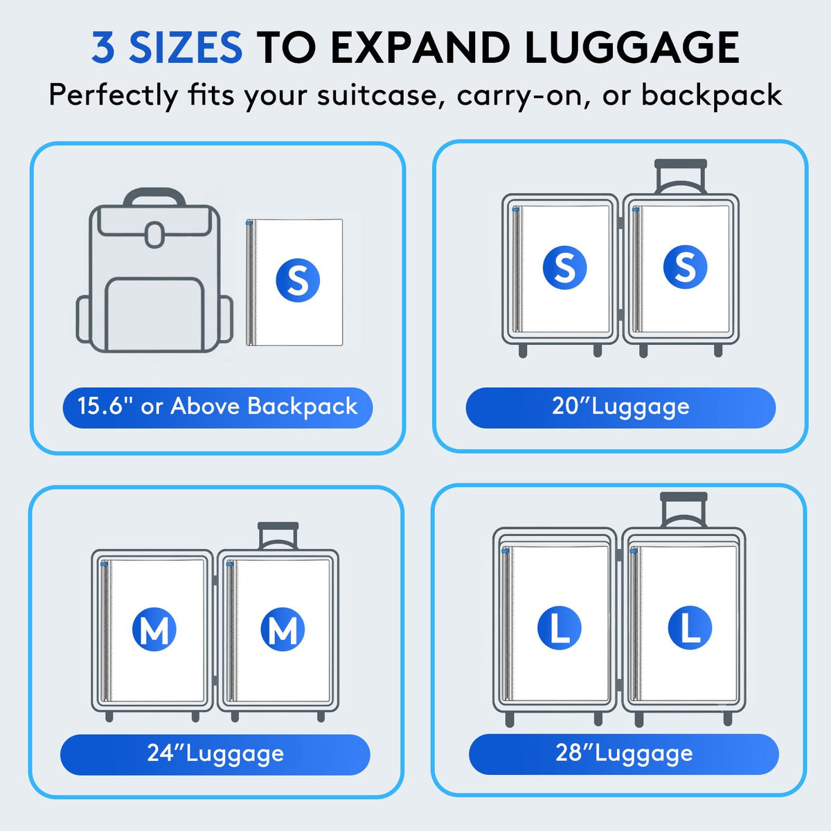 15 Packs Vacuum Bags for Travel with Rechargeable Pump, 3 Sizes Vacuum Seal Bags for Clothing, Compression Vacuum Travel Bags for Luggage, Vacuum Packing Bags for Closet Organization