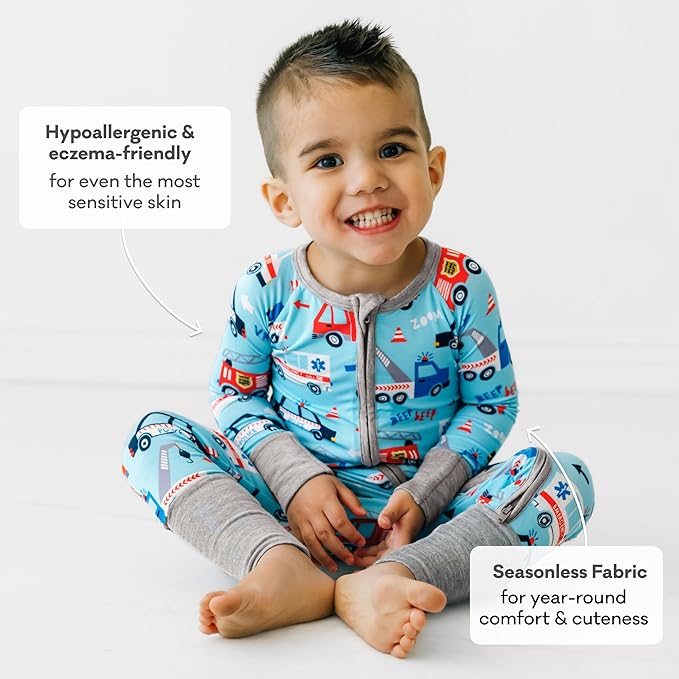 Little Sleepies Baby Pajamas, To The Rescue, 0-3 months