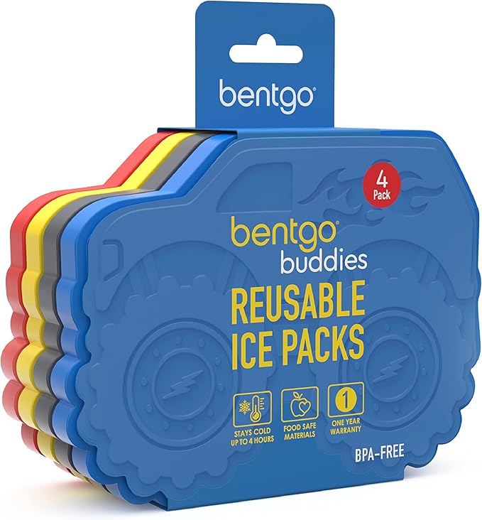 Bentgo Buddies Reusable Ice Packs for Kids