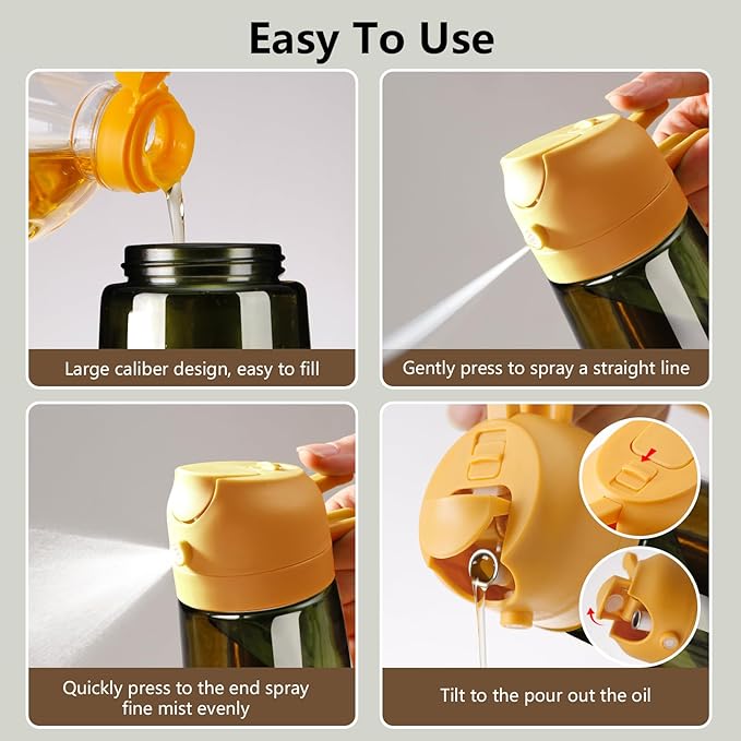 SWEET VIEW Olive Oil Dispenser and Oil Sprayer