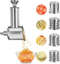 KINGEAGLE Stainless Steel Slicer Shredder Attachment For KitchenAid Mixer, Cheese Grater, Food Slicer, Accessories For KitchenAid, 6.9*5.4 Inch