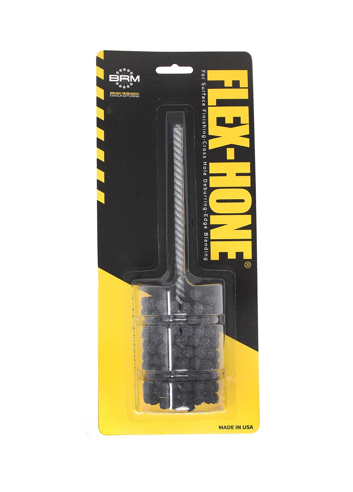 Brush Research BC13412 FLEX-HONE®, 1-3/4" (44.5mm) Diameter, 120 Grit, Silicon Carbide, For Mild Steel, Stainless Steel, Cast Iron and Softer Ferrous Materials
