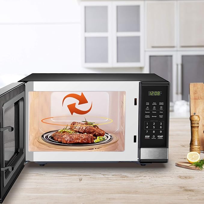 BLACK+DECKER Microwave Oven Countertop, 1.1 Cu.Ft, 1000W, Stainless Steel
