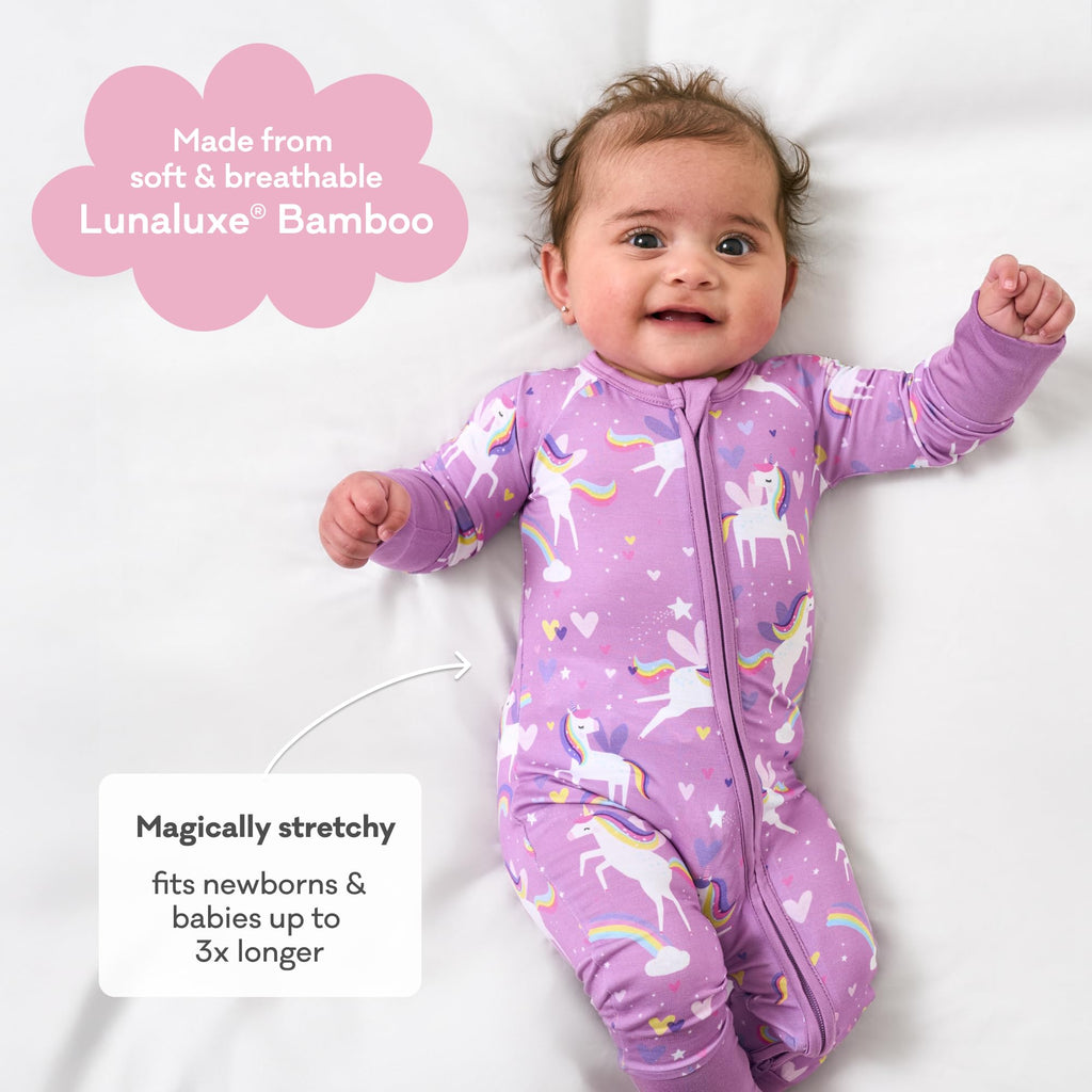 Little Sleepies Baby Pajamas, Sienna's Unicorns, 18-24M