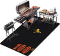 Thmins 100x51 Inches Extra Large Under Grill Mat for Outdoor Grill