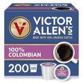 Victor Allen's Coffee 100% Colombian, Medium Roast, 200 Count, Single Serve Coffee Pods for Keurig K-Cup Brewers