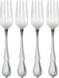 Oneida True Rose Salad Forks Silverware Set for 4, Flatware