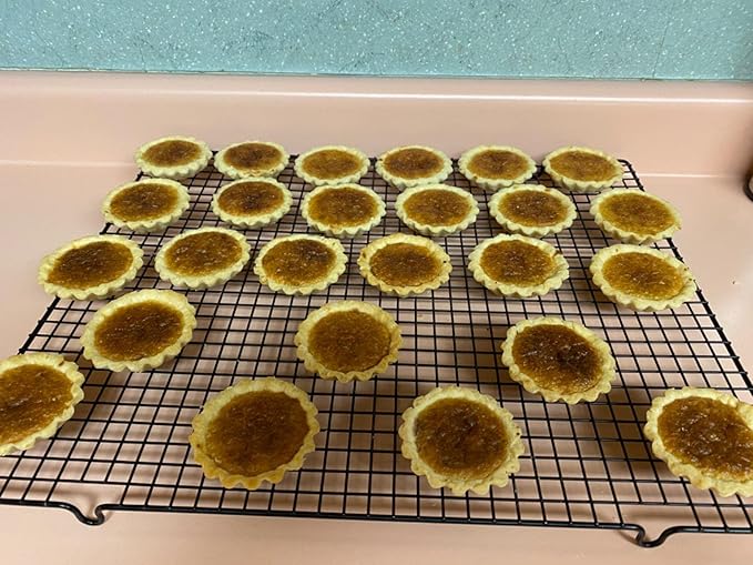 Xstronq 12PCS 2.6" Egg Tart Molds, Mini Carbon Steel Non-Stick Baking Pans