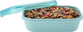 U-Konserve Platinum Silicone Food Container Bento Box 24 oz Seafoam
