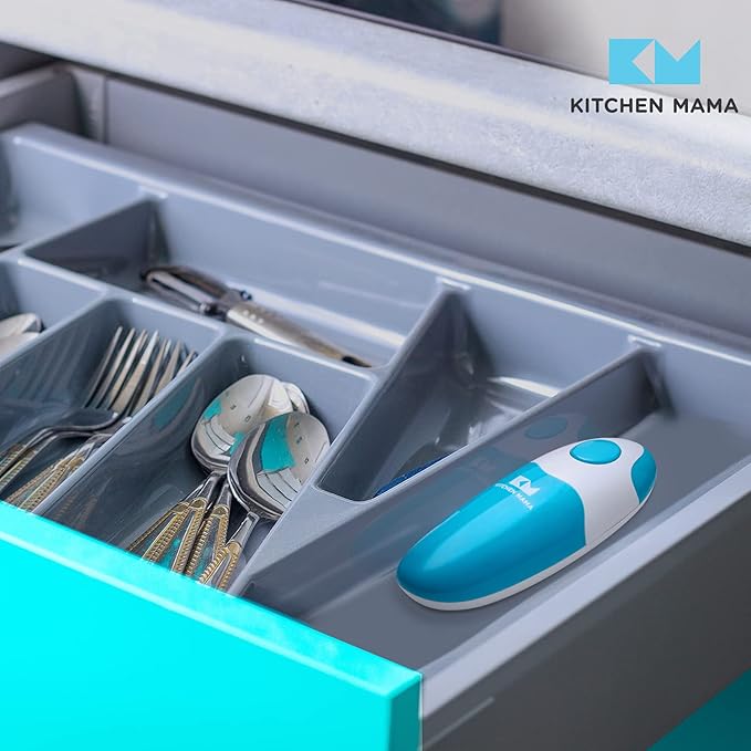 Kitchen Mama Auto Electric Can Opener, Sky Blue