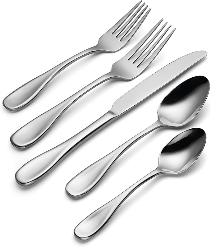 Oneida Voss 20-Piece 18/0 Silverware Set for 4, Flatware