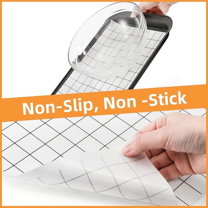 Covzoe Silicone Baking Mat Roll, 12 In x 8 FT Heat Resistant Pastry Mat