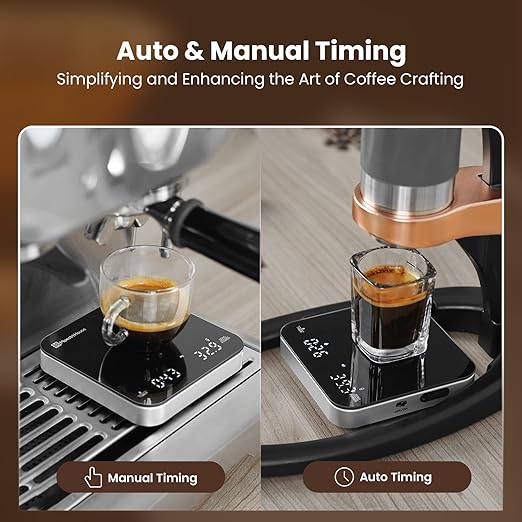 Maestri House S2 Espresso Coffee Scale with Timer 0.1g Precision Shot Scale
