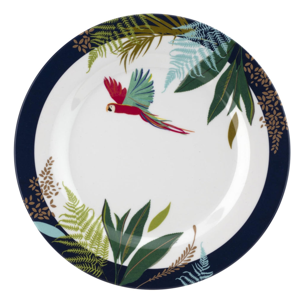 Portmeirion Sara Miller Parrot Salad Plate - Set of 4