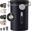 Veken Coffee Canister,39OZ, 2.2lbs,Large Airtight Stainless Steel Container