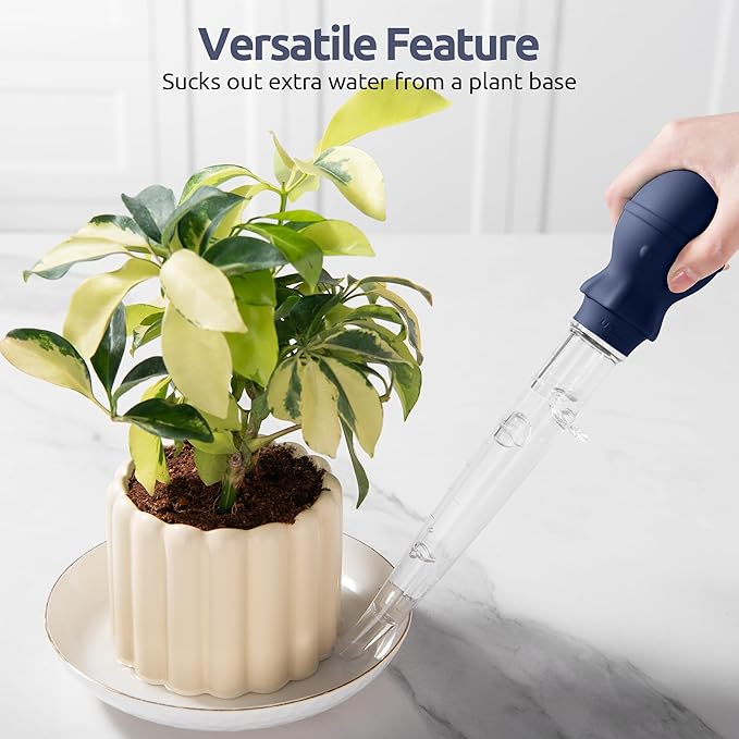 U-Taste Turkey Baster for Cooking, Basting Bulb with Brush, Midnight Blue