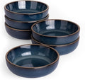 famiware Ceramic Soy Sauce Dish, 3oz Dipping Bowls Set of 6, Midnight Blue