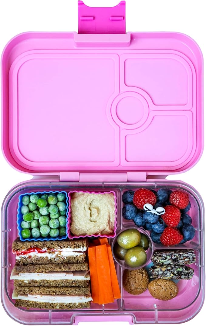 Yumbox Panino Leakproof Bento Lunch Box, Power Pink Rainbow