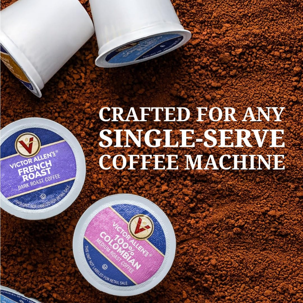 Victor Allen's Coffee Caramel Macchiato Flavored, Medium Roast, 42 Count, Single Serve Coffee Pods for Keurig K-Cup Brewers