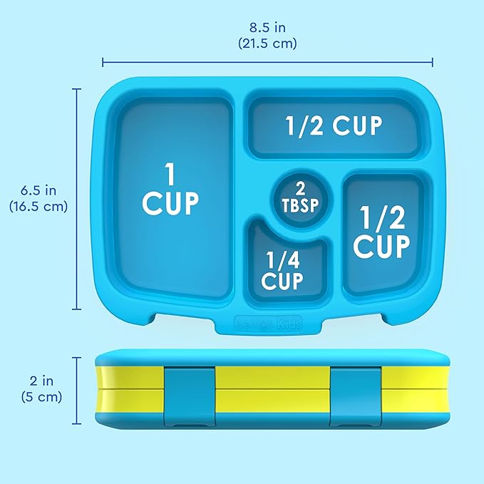 Bentgo Kids Bento-Style 5-Compartment Leak-Proof Lunch Box