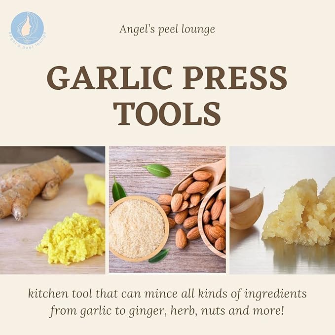 Angel’s Peel Lounge Garlic Mincer (Red)