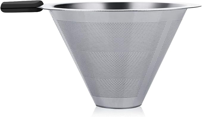 Joyzan Pour Over Coffee Maker, High-Heat Paperless Glass Drip Dripper 400ML