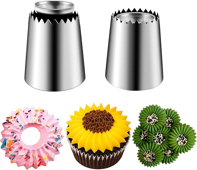 Suuker Sultan Tube Piping Tips Set, Stainless Steel