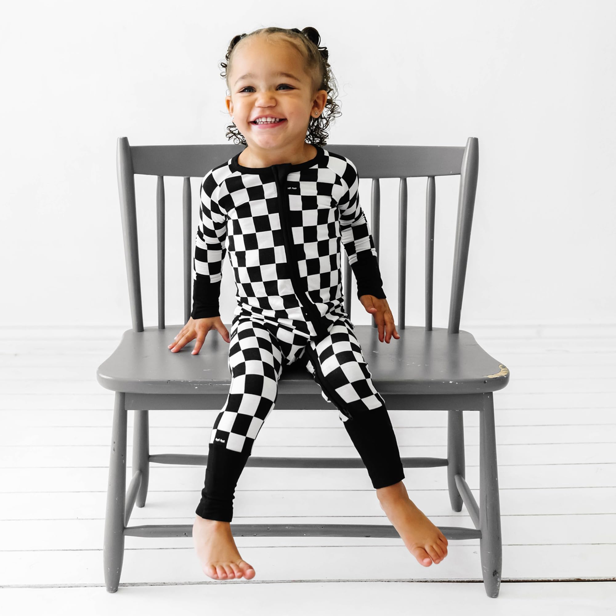 Little Sleepies Baby Pajamas, Cool Checks, 12-18 months