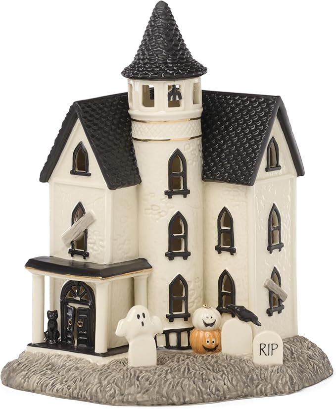Lenox Vintage Halloween Light-Up Manor Figurine