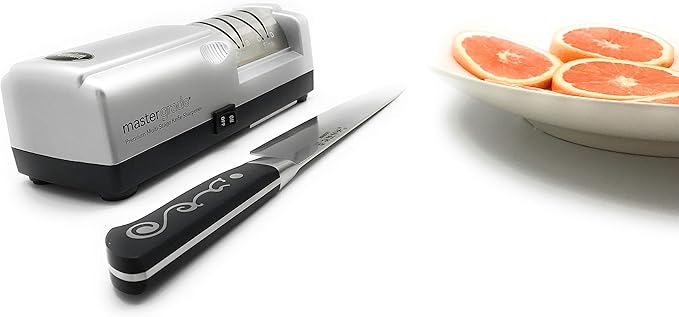 Master Grade Premium Knife Sharpener Bundle Deal with Martin Yan's Chef Knife
