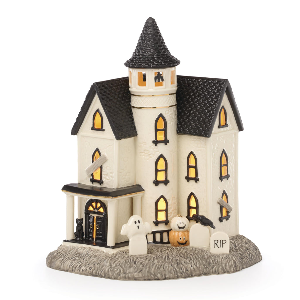 Lenox Vintage Halloween Light-Up Manor Figurine