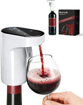 5 in 1 Wine Aerator Whiskey Dispenser,Liquor Decanter, Alcohol Pourer-White