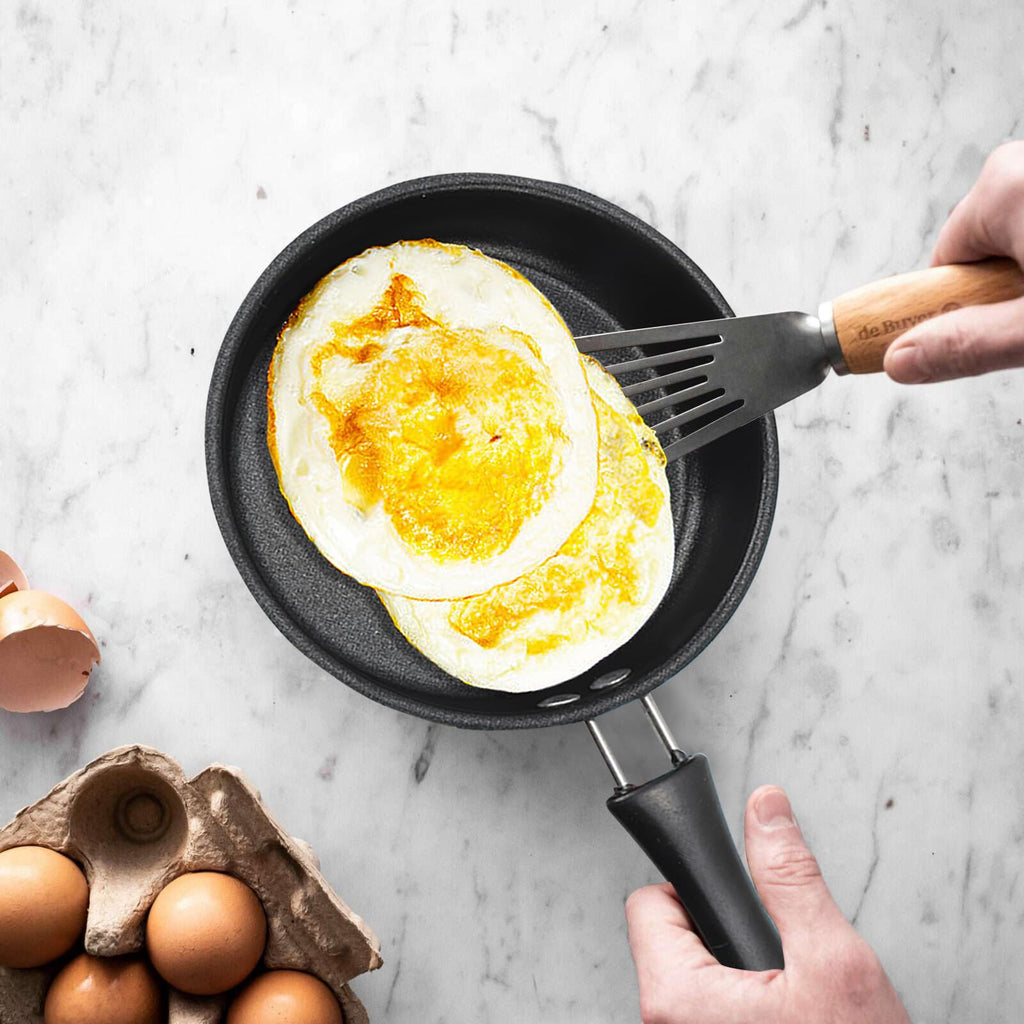 Mini Nonstick Egg & Omelet Pan – 4.7” Single Serve Frying Pan/Skillet, Diamond Infused, Multipurpose Pan Designed for Eggs, Pancakes, Dishwasher Safe
