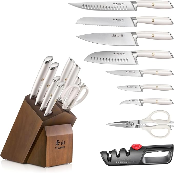 Cangshan L1 Series 10-Piece Knife Block Set