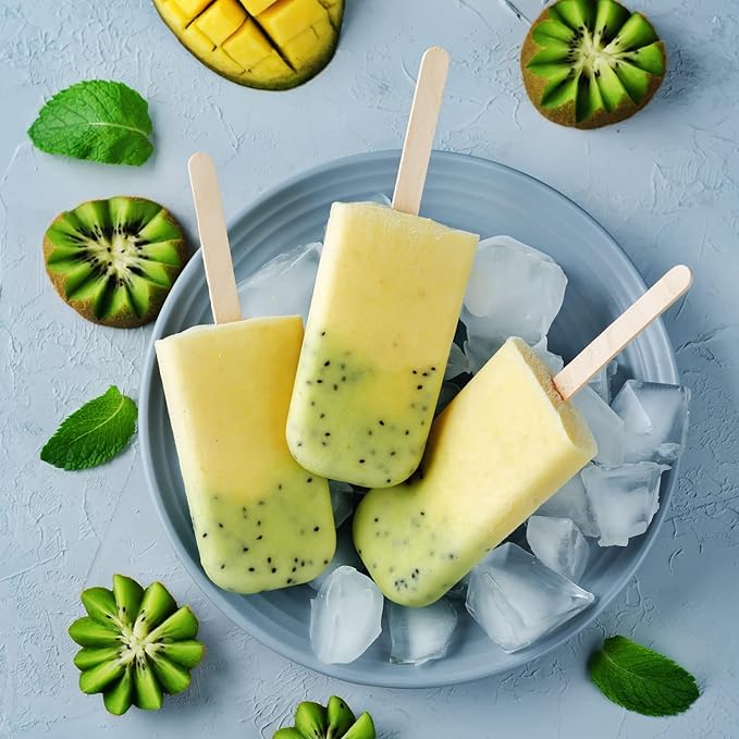 Bangp Popsicle Molds 6-cavity,Non-BPA Silicone Ice Pop Maker