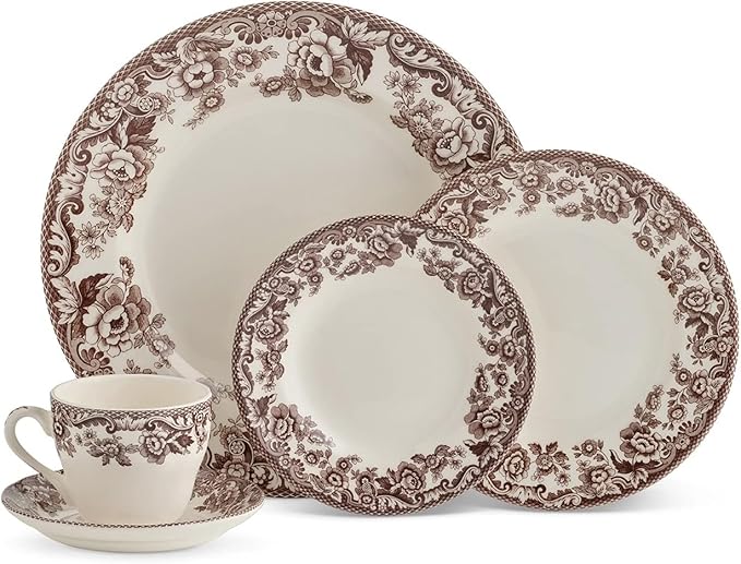 Spode Delamere 5-Piece Place Setting, Service for 1
