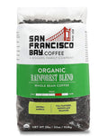 San Francisco Bay Whole Bean Coffee, Organic Rainforest Blend (32 oz Bag), Medium-Dark Roast, USDA Organic Coffee Beans