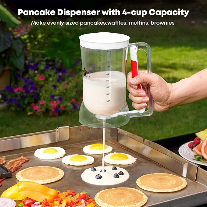 Stanbroil Griddle Accessories with Smashed Burger Press Griddle Kit Set