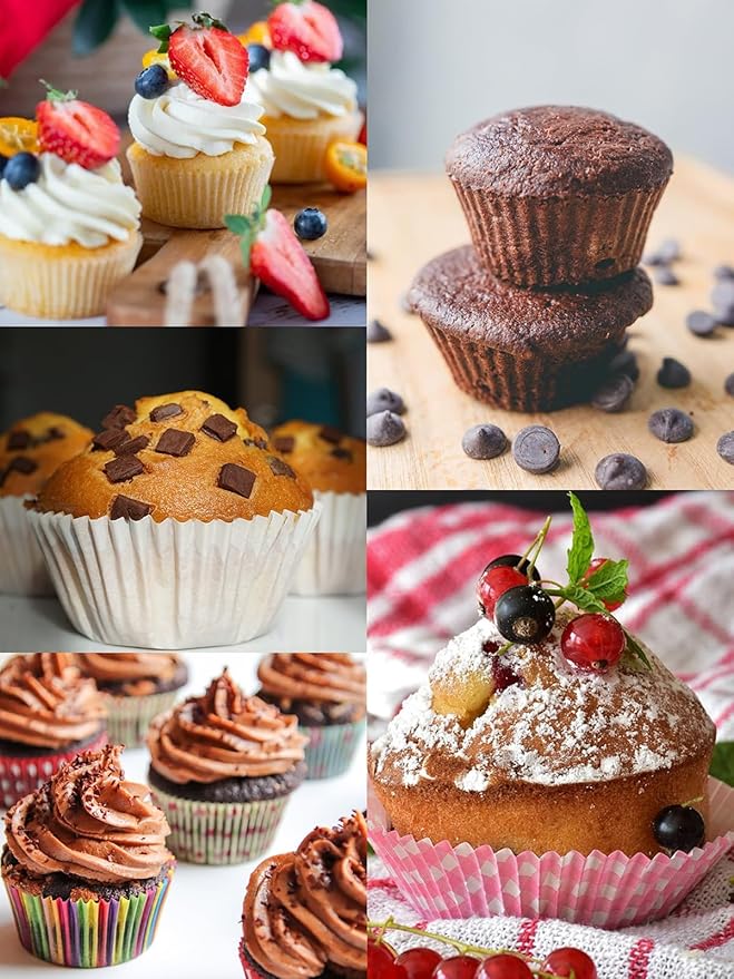 Walooza Mini Muffin & Cheesecake Pan, Nonstick 24, Toast Oven Baking Supplies